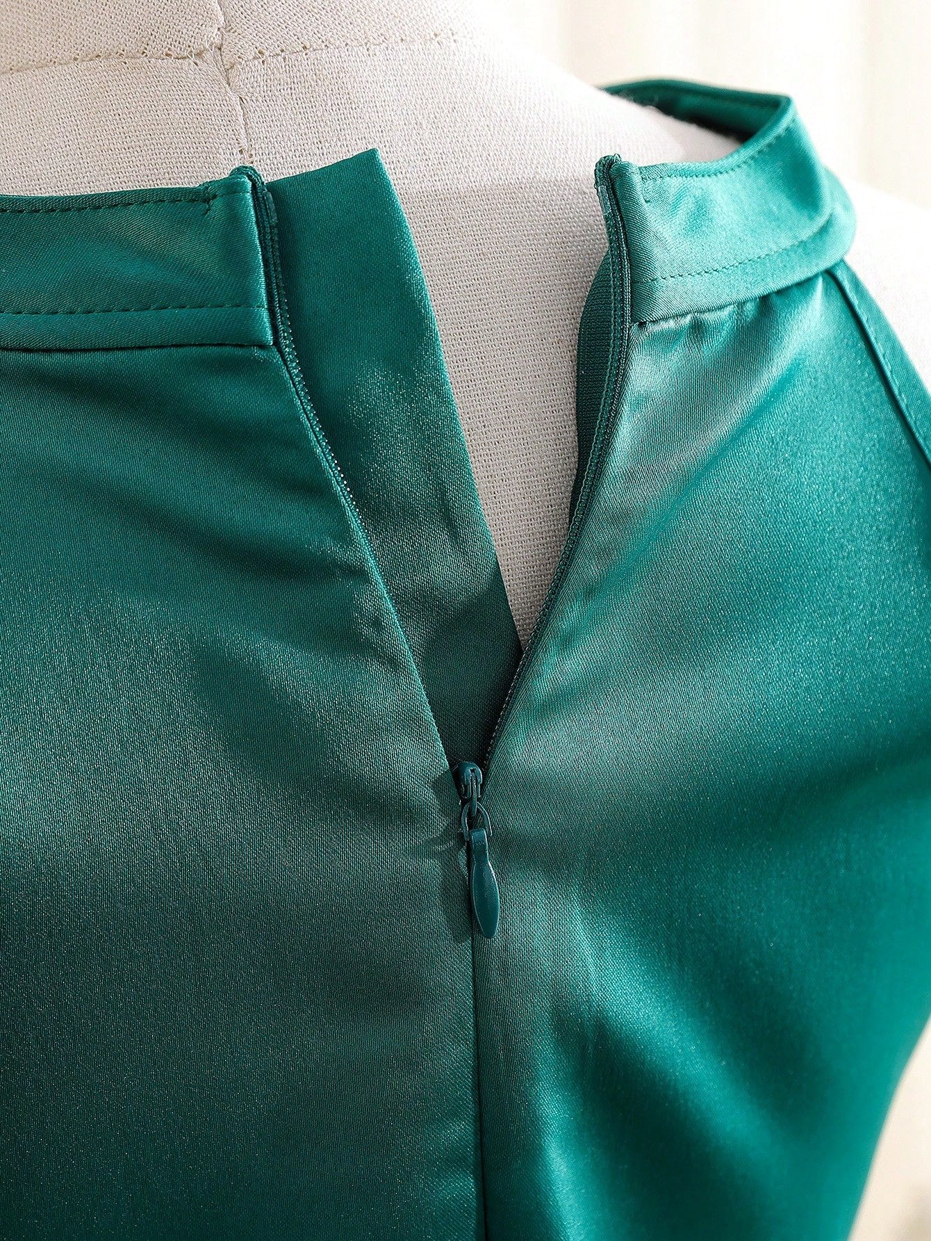 Vestido Verde Elegante Halter Para Niña