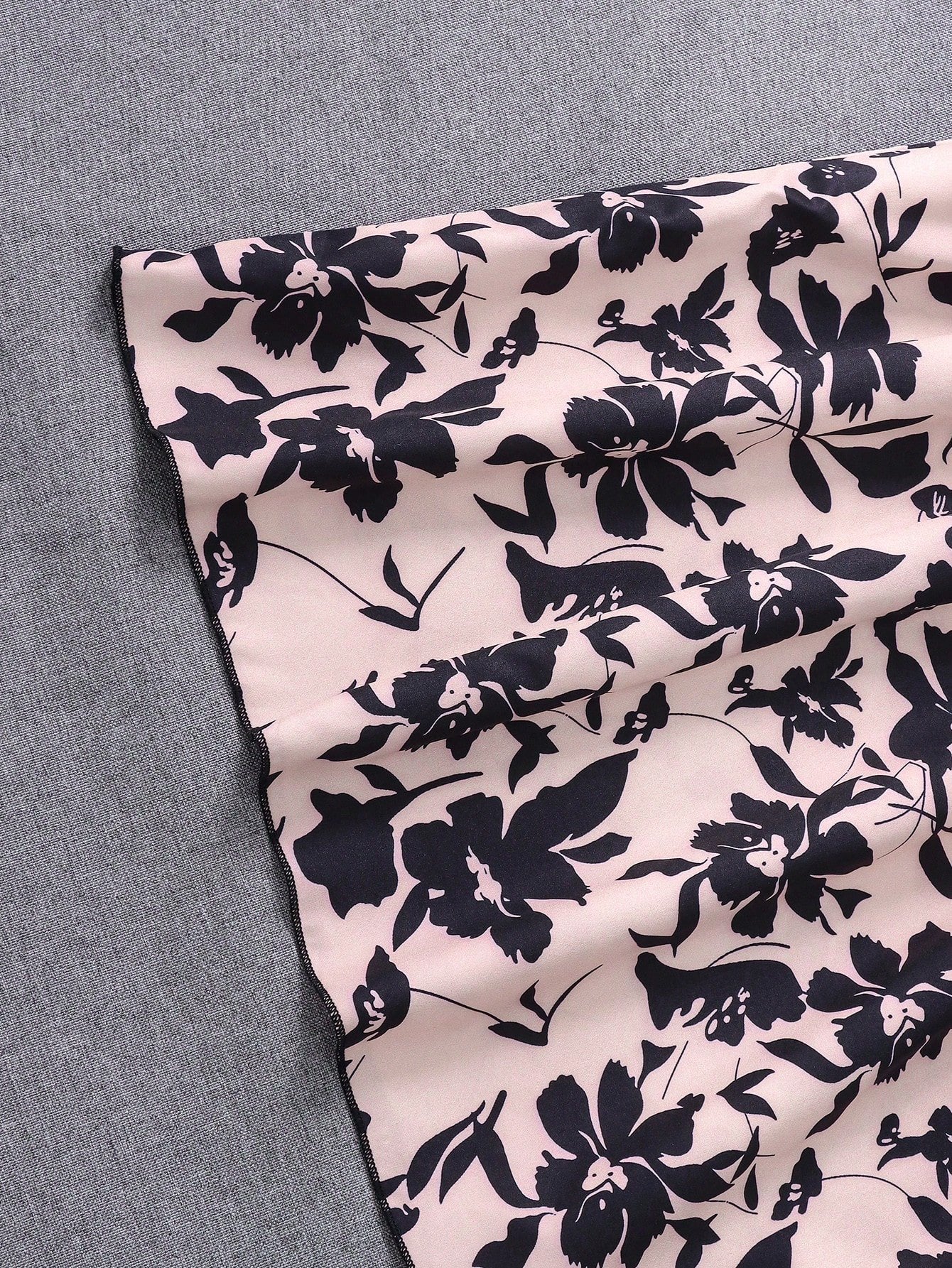 Vestido Sin Mangas Con Falda Floral Para Niña