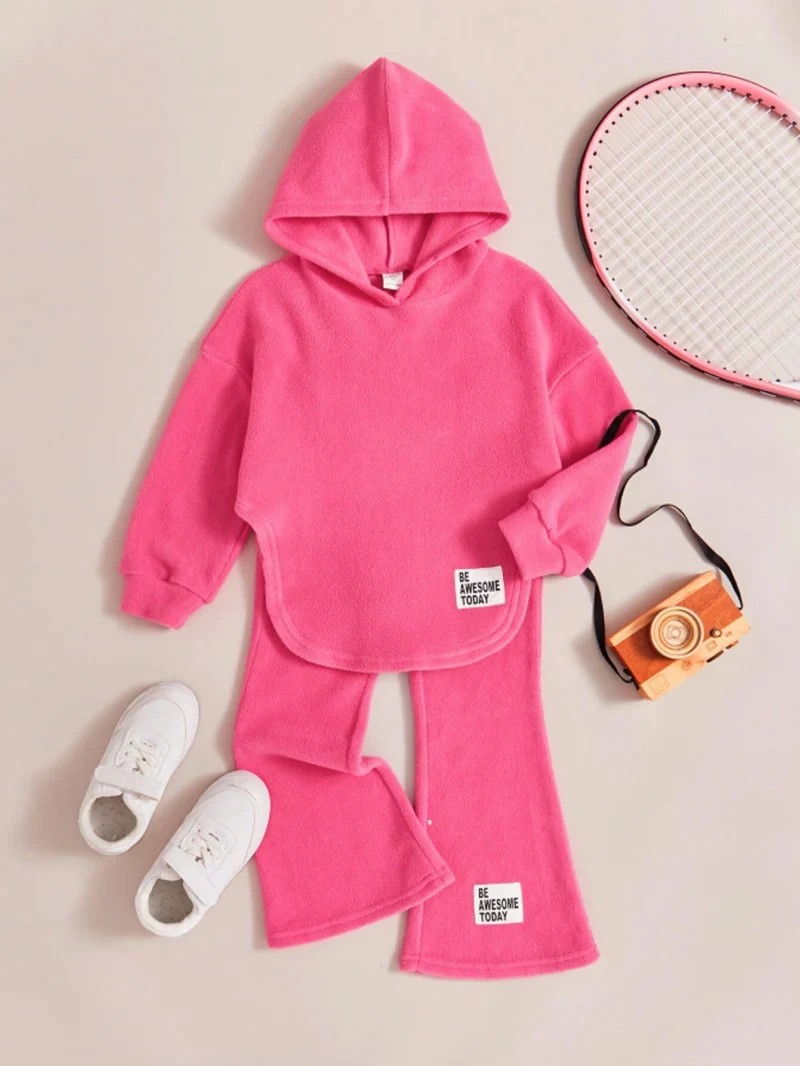 Conjunto Fucsia De Pants Y Sudadera Con Capucha - Imagen 3